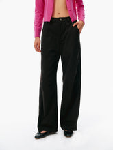Mid-Low Waist Casual Trousers black