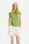 Essential Crew-Neck Short-Sleeve T-Shirt Fruit Green