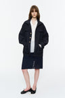 Mid-Length Utility Jacket Navy