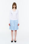 Patch-Pocket Henley Long-Sleeve Tee Cloud White