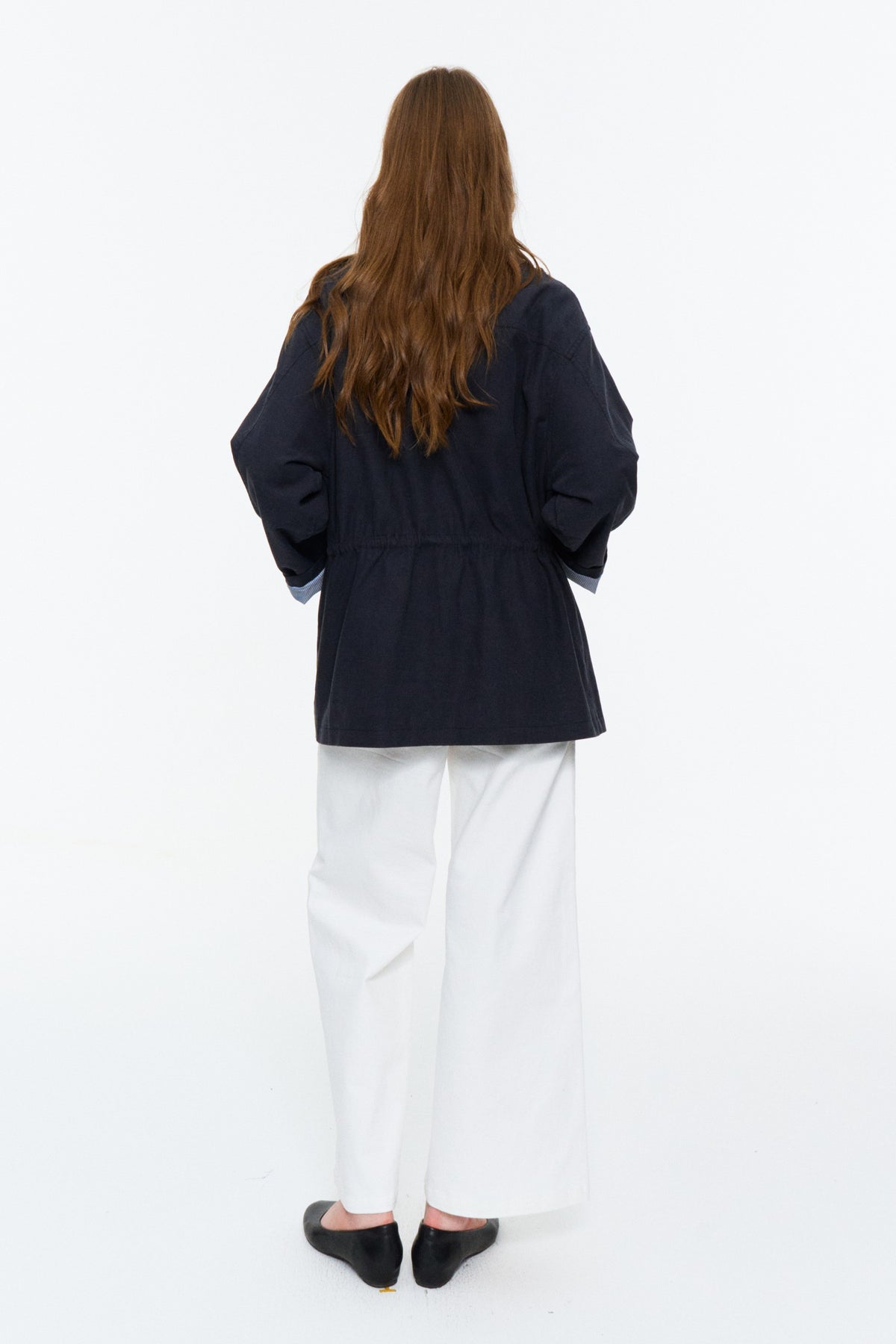Mid-Length Utility Jacket Navy